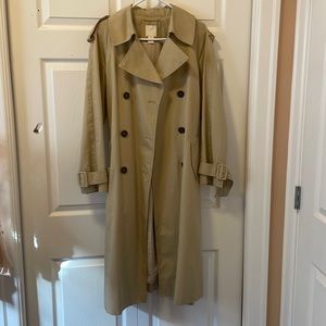 🛍2 for $30 H&M long trench coat jacket beige S 165 88A